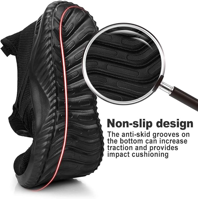 Feethit Mens Slip On Running Shoes Breathable Lightweight Comfortable Fashion Non Slip Sneakers for Men