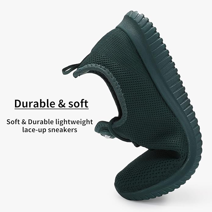 WXQ Men's Running Shoes Comfortable Lightweight Breathable Walking Shoes Mesh Workout Casual Sports Shoes