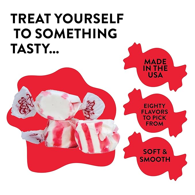 Taffy Town Saltwater Taffy, Peppermint, 40 Ounce