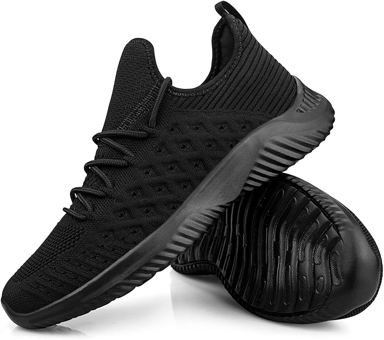 Feethit Mens Slip On Walking Shoes Lightweight Breathable Non Slip Running Shoes Comfortable Fashion Sneakers for Men
