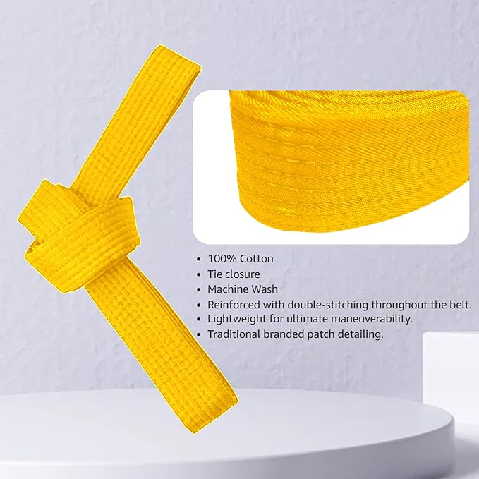 8.6ft Long Soft Belt for Martial Arts Karate Taekwondo Judo