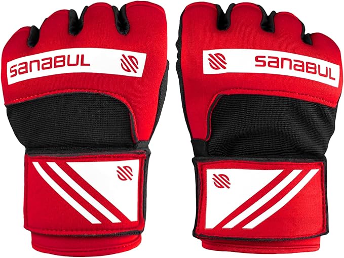 Sanabul Gel Boxing Hand Wraps for Men & Women Muay Thai MMA Kickboxing Quick Wraps Boxing Inner Gloves Wrist Knuckle Protection