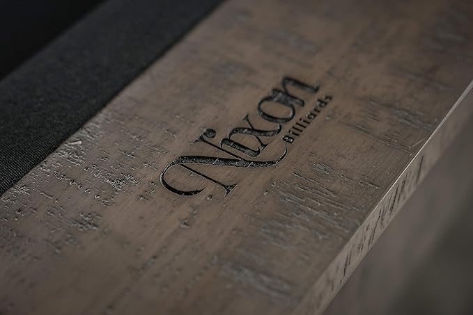 Nixon Billiards - Hunter Slate Billiard Pool Table (Wood Leg) - Antique - 8 ft - White Glove Installation
