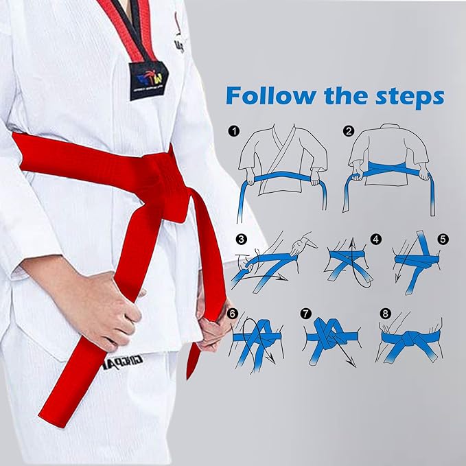 8.6ft Long Soft Belt for Martial Arts Karate Taekwondo Judo