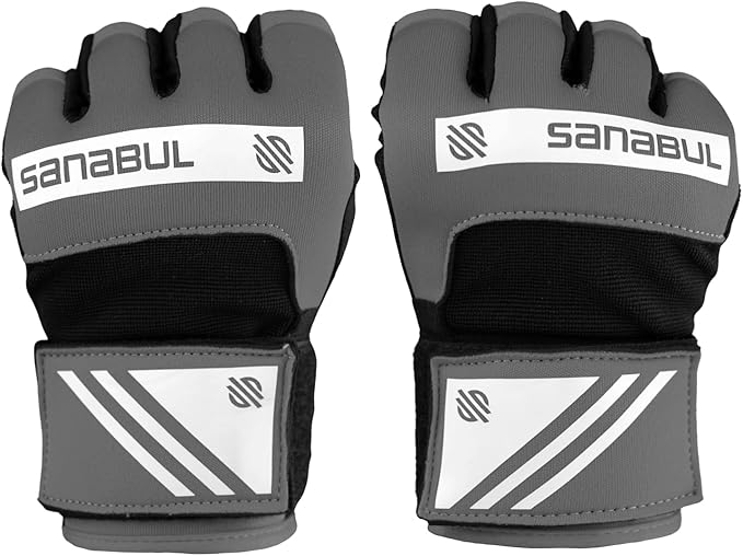 Sanabul Gel Boxing Hand Wraps for Men & Women Muay Thai MMA Kickboxing Quick Wraps Boxing Inner Gloves Wrist Knuckle Protection
