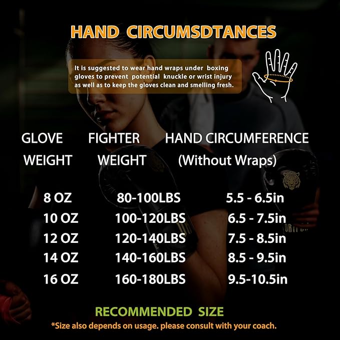 Dripex Boxing Gloves for Men Women Youth, Boxing Training Gloves | for Heavy Bag Workout, Muay Thai, Kickboxing, Sparring Punching（8 10 12 14 16oz）