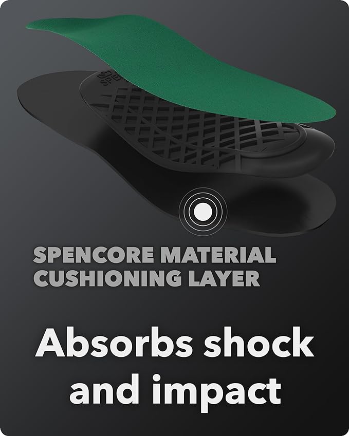 Spenco Unisex Adult Athletic Shoe-insoles, Green, Women S 11-12.5/Men S 10-11.5 US