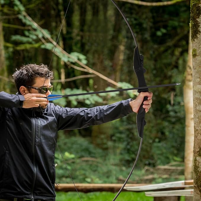 Recurve Bow and Arrow Set，Detachable Archery Adult Bow Left and Right Hands 40lbs /20lbs Suitable Adults/Youth/Beginners Outdoor Practicing