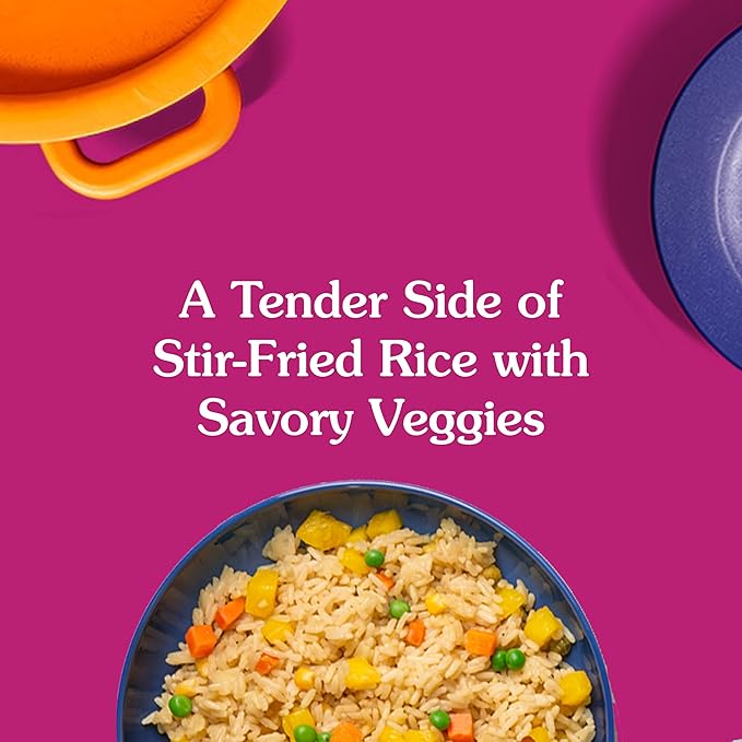 BEN'S ORIGINAL Ready Rice Fried Flavored Rice, Easy Dinner Side, 8.5 oz Pouch (Pack of 12)
