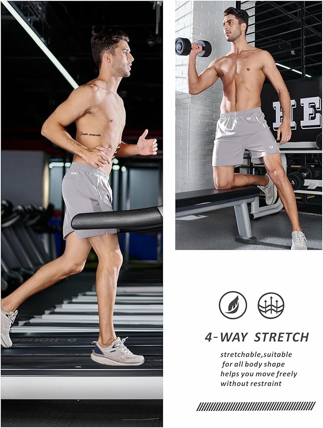 NORTHYARD Men's Running Athletic Shorts 5"/ 7"/ 9" Workout Gym Short Tennis Quick Dry Active Sport Hiking Basketball