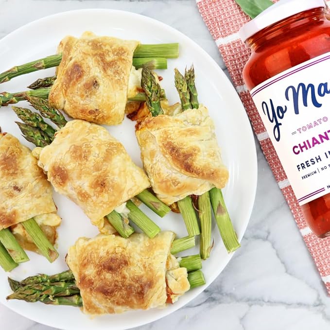 Keto Chianti Wine Pasta Sauce by Yo Mama's Foods, No Sugar Added, Low Carb, Low Sodium, Gluten Free, Paleo Friendly, and Made with Whole, Non-GMO Tomatoes, 25 Ounce (Pack of 6)