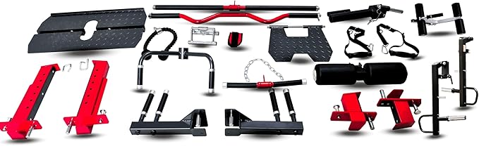 MiM USA Hercules 1001, The Commercial All in One Gym Machine w/ Leg Press, Adj Bench, Jammer Arms, Leg Extension & Complete Attachment