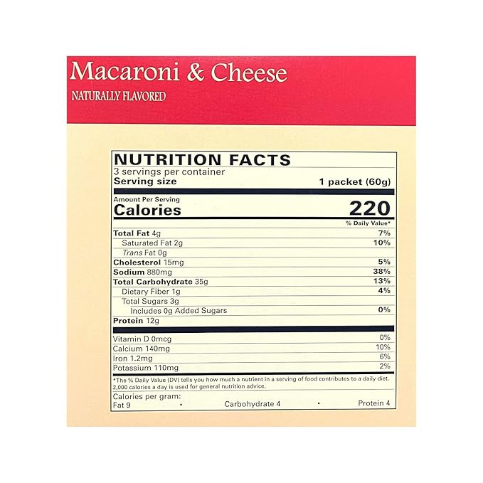 Nutmeg State Nutrition – High Protein Entree, Low Calorie, Bariatric Diet Friendly, Ideal Protein Compatible, 3 Servings Per Box (Macaroni and Cheese)
