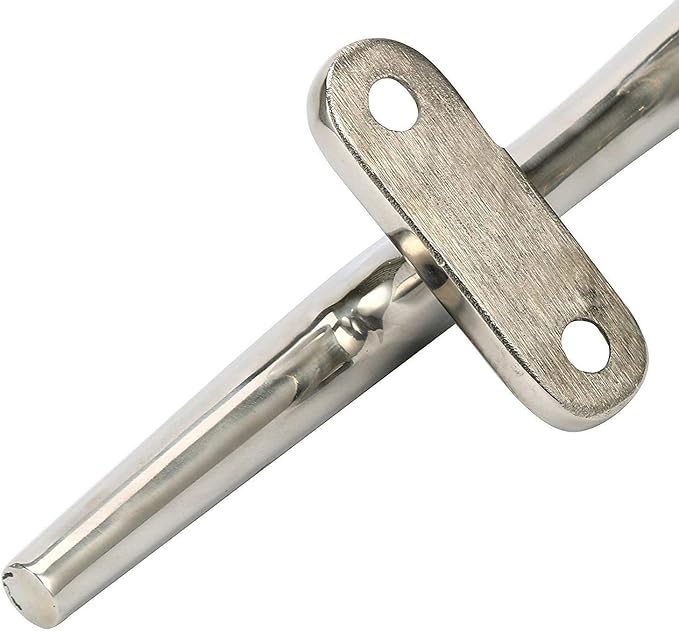 Amarine Made 4 Pack Stainless Steel Open Base Cleat-8 Inch Boat Cleats,Rope Cleat,Boat Dock Cleats - Ideal for Marine, Deck,Nautical Decor,Cabinet Pull/Towel Hook/Coat Hanger