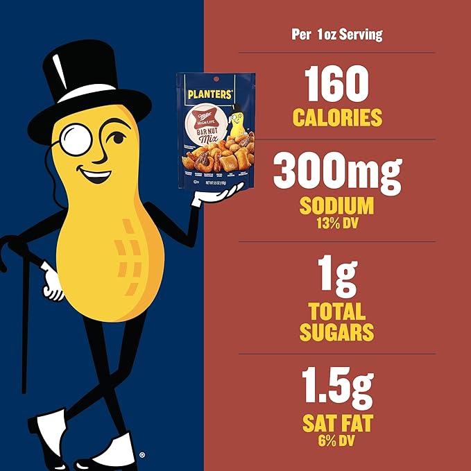PLANTERS Trail Mix Miller High Life Bar Nut Mix, 5.5 OZ