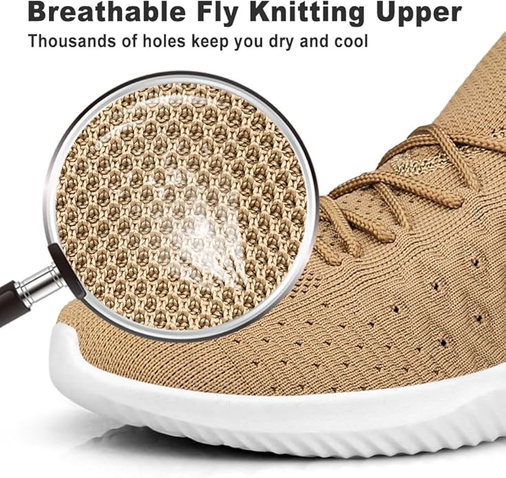 Feethit Mens Slip On Walking Shoes Lightweight Breathable Non Slip Running Shoes Comfortable Fashion Sneakers for Men