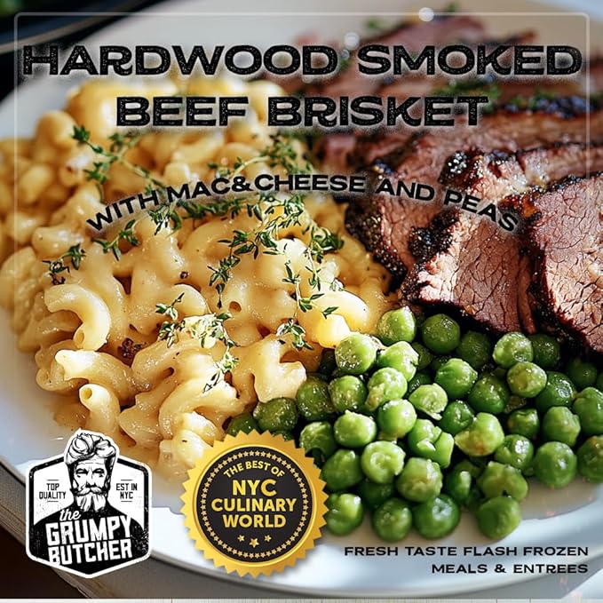 Grumpy Butcher Chef-Crafted Gourmet Meals Sampler: BBQ Fusion, 6-pack (10-15 oz each) – Premium Prepared Meals & Entrees