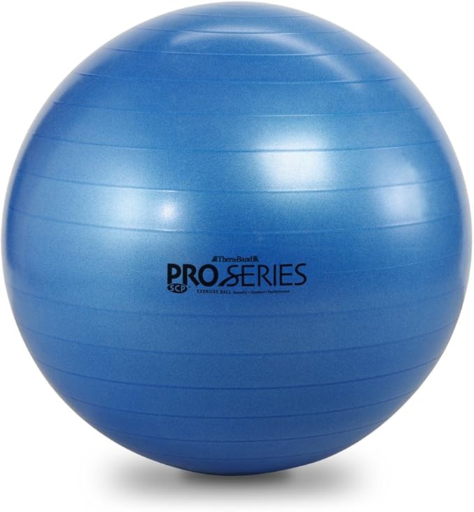 THERABAND Exercise Ball, Stability Ball with Diameter for Athletes Standard Fitness for Posture, Balance
