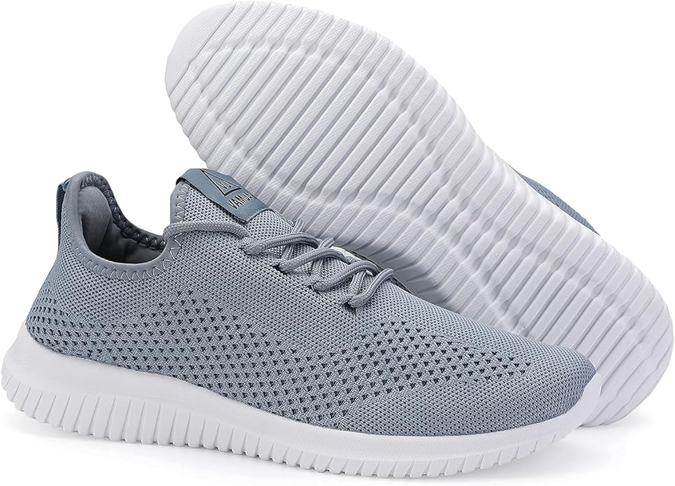 VAMJAM Men's Running Shoes Ultra Lightweight Breathable Walking Shoes Non Slip Athletic Fashion Sneakers Mesh Workout Casual Sports Shoes