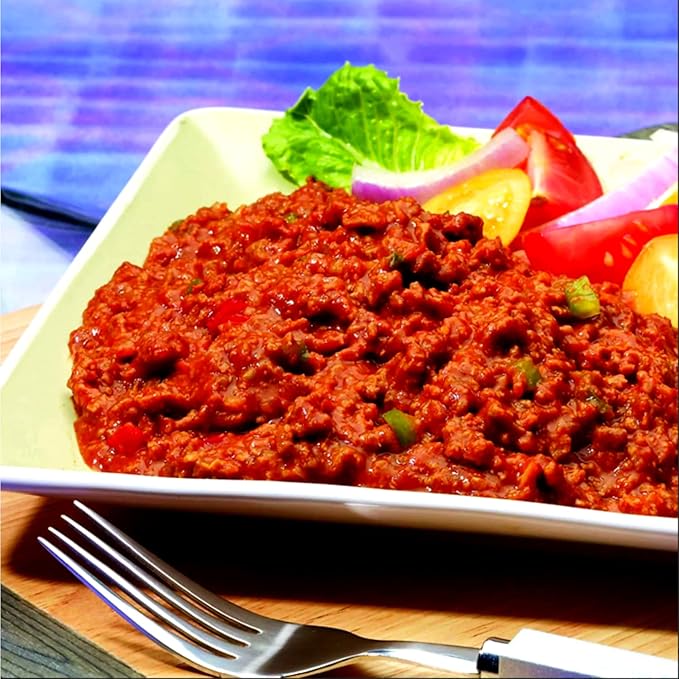 Nutmeg State Nutrition – High Protein Vegetarian Sloppy Joe Mix, Low Calorie, Low Carb, Bariatric Diet Friendly, Ideal Protein Compatible, Gluten Free, 7 Servings Per Box (Vegetarian Sloppy Joe)