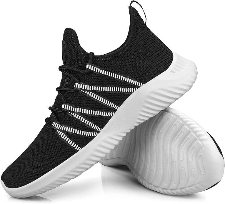 Feethit Mens Slip On Running Shoes Breathable Lightweight Comfortable Fashion Non Slip Sneakers for Men
