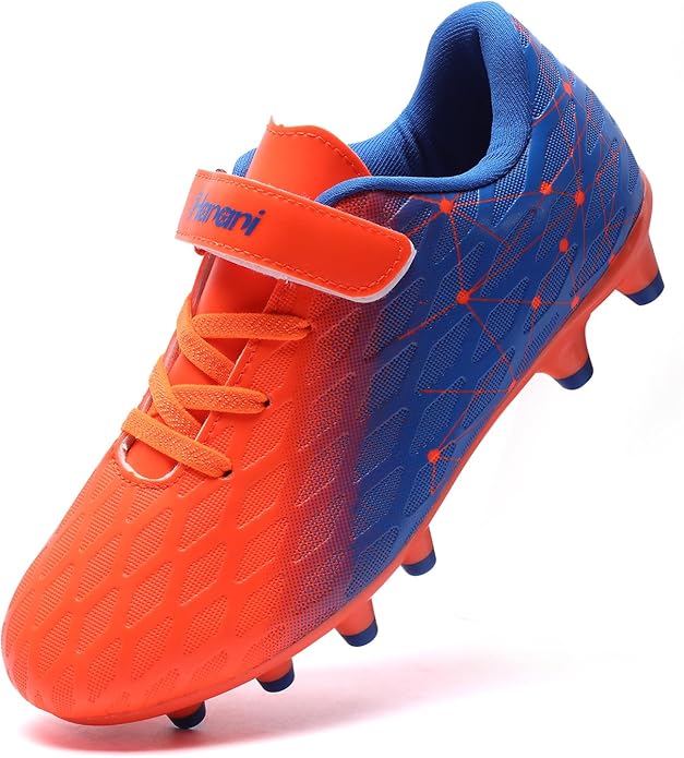 Hanani Boys Soccer Cleats Kids Girls FG/AG Soccer Athletics Sport Shoes Training Shoes Running Shoes Teenager Indoor Outdoor Football Shoes Sneakers for Unisex