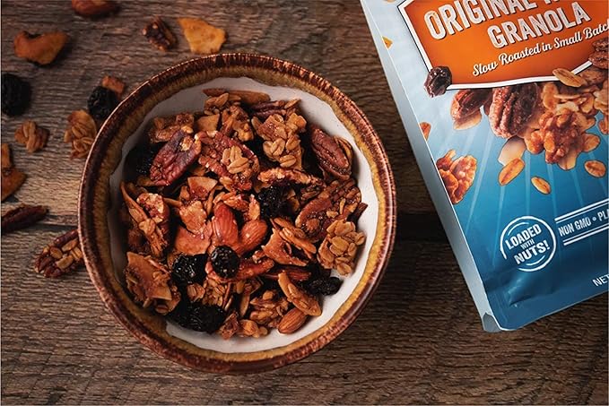 NutHouse! Granola Company - Premium Original Recipe Granola | Certified Gluten-Free, Non-GMO, Kosher | Vegan, Soy-Free | 12 oz. Bag (6-Pack)