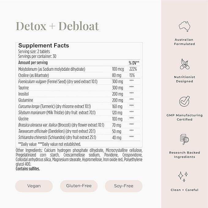 JSHealth Vitamins Detox and Debloat Liver Health Formula | Liver Detox Pills | Debloating Formula with Milk Thistle, Turmeric, Fennel | Liver Cleanse Supplement (60 Tablets, Pack of 2)