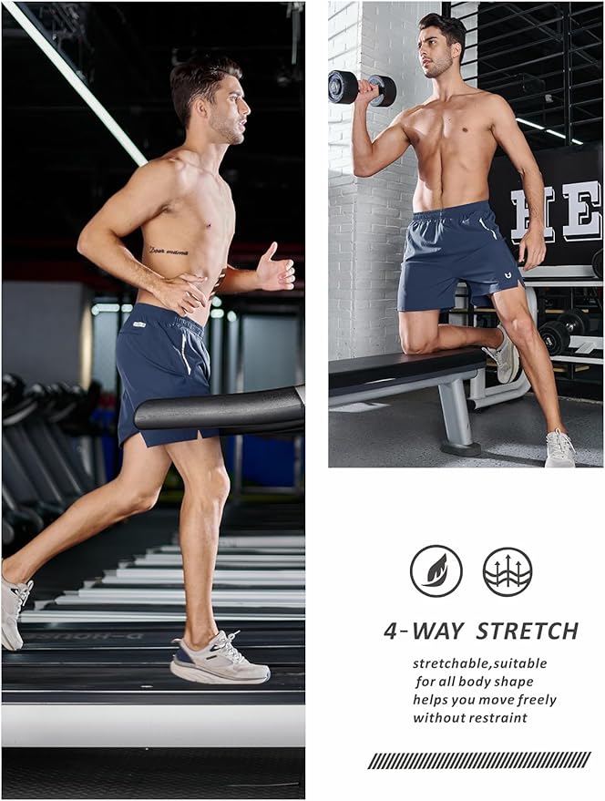 NORTHYARD Men's Running Athletic Shorts 5"/ 7"/ 9" Workout Gym Short Tennis Quick Dry Active Sport Hiking Basketball