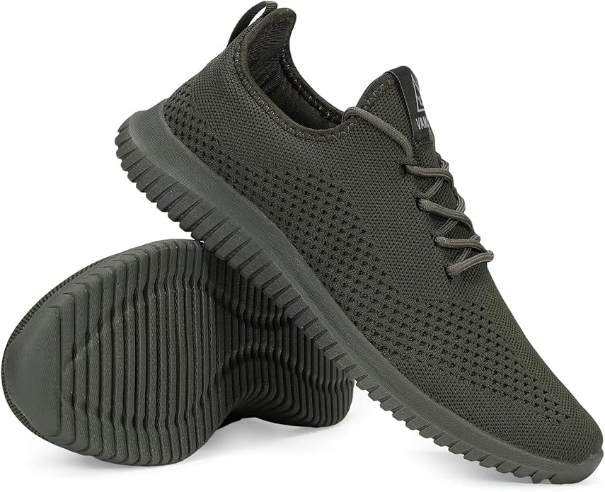 VAMJAM Men's Running Shoes Ultra Lightweight Breathable Walking Shoes Non Slip Athletic Fashion Sneakers Mesh Workout Casual Sports Shoes
