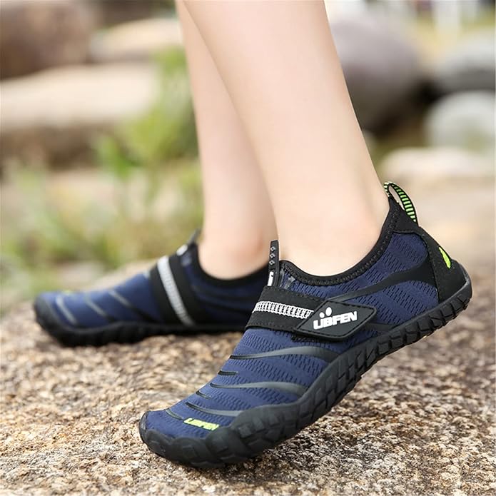 UBFEN Water Shoes for Kids Boys Girls Aqua Socks Barefoot Beach Sports Swim Pool Quick Dry Lightweight Toddler Little Big Kid