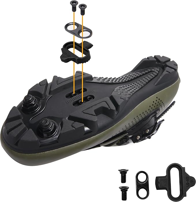 Bike Cleats Compatible with Shimano SPD SH51,for MTB Cleat Set Suitable for Men Women Indoor Mountain Outdoor Road Cycling