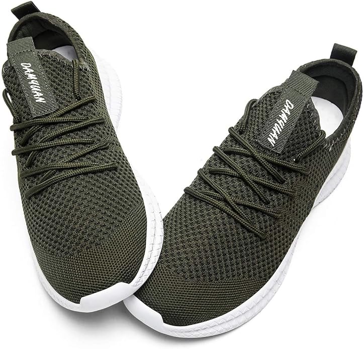 FUJEAK Men Running Shoes Men Casual Breathable Walking Shoes Sport Athletic Sneakers Gym Tennis Slip On Comfortable Lightweight Shoes