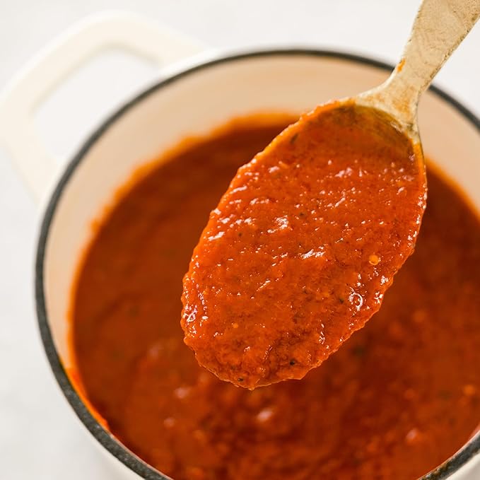 Fiorella's Marinara Pasta Sauce - Tomato Sauce Made with Fresh Ingredients - No Sugar Added, Vegan, Gluten Free, No Preservatives Added, Pasta Sauce, 25 Oz (Pack of 2)