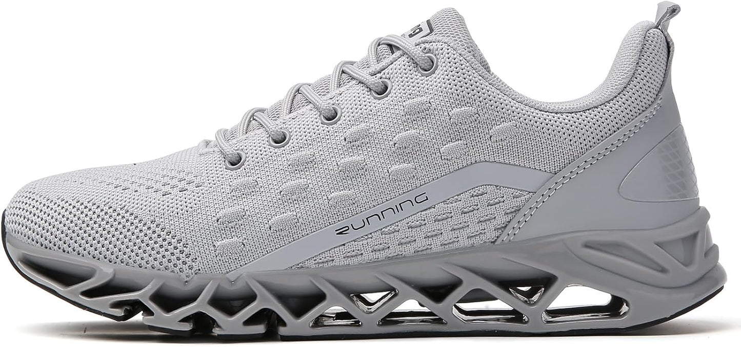 TSIODFO Men Sneakers Fashion Sport Running Athletic Tennis Walking Shoes