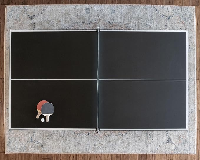 New York Nights 7 Ft Pool Table Set with Benches and Top