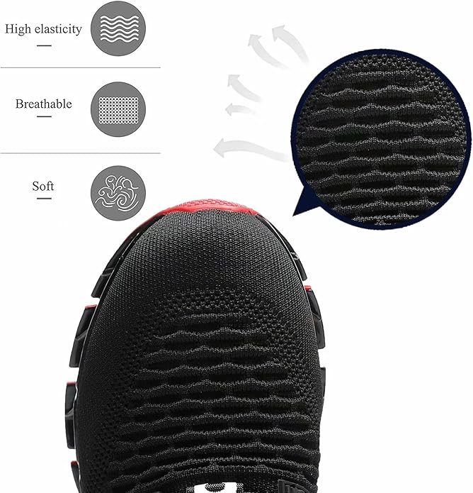 Men's Running Shoes Blade Tennis Walking Fashion Sneakers Breathable Non Slip Gym Sports Work Trainers