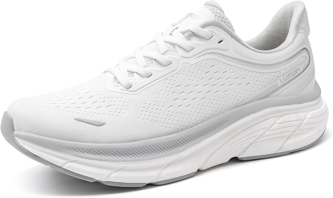 Men's Walking Shoes Lightweight Breathable Cushioning Running Shoes Athletic Tennis Workout Gym Non Slip Comfortable Fashion Sneakers