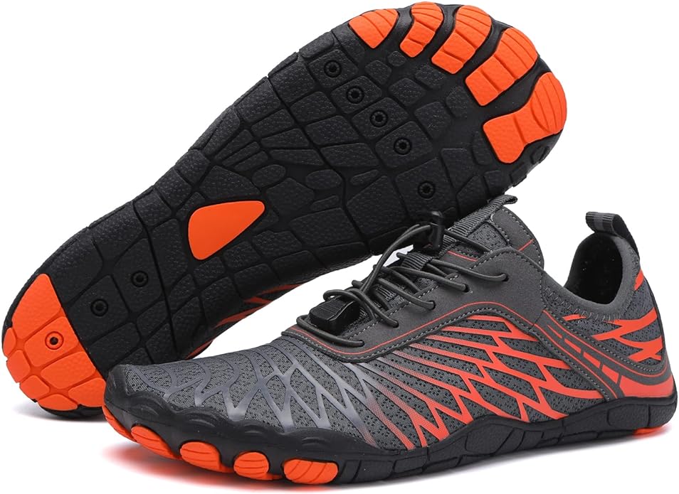 Hike Barefoot Shoes Womens Mens Footwear for Walking,Barefoot Shoe with Wide Toe Box,Healthy & Non-Slip,Breathable Barefoot Vitality Water Shoes for Women,Beach Pool Swim Shoe for Men (Unisex)