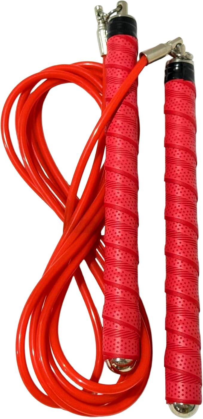 Buddy Lee Ninja Warrior Jump Rope – Adjustable Speed Rope for Fitness, HIIT, CrossFit & Boxing – Tangle-Free with Precision Ball Bearings – Durable, Lightweight & Ergonomic Handles
