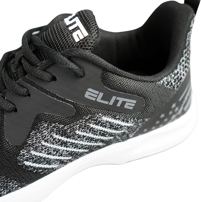 ELITE Men's Freedom USA Flag Bowling Shoes - Universal Sliding Soles, Lightweight, Comfortable with Patriotic Design