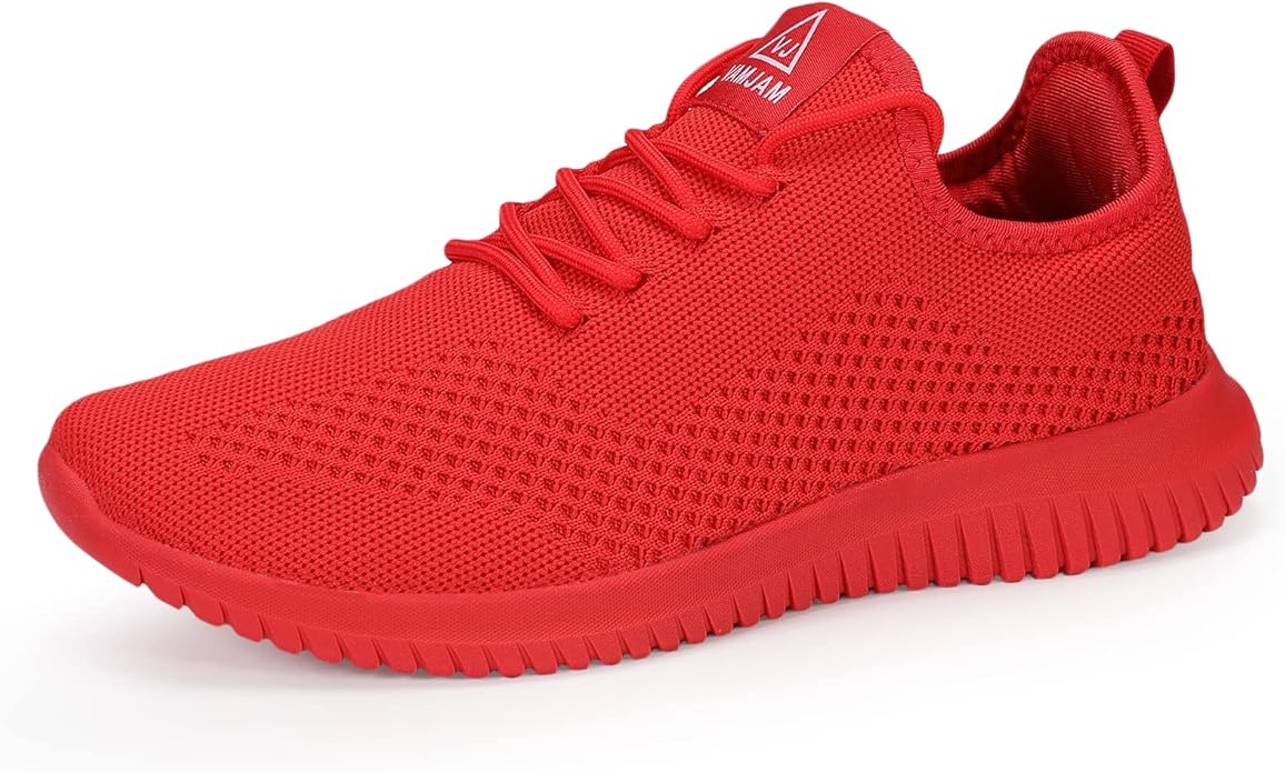 VAMJAM Men's Running Shoes Ultra Lightweight Breathable Walking Shoes Non Slip Athletic Fashion Sneakers Mesh Workout Casual Sports Shoes