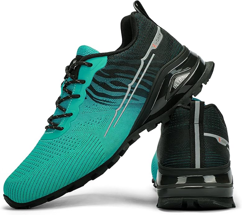 Kricely Men's Trail Running Shoes Fashion Walking Hiking Sneakers for Men Tennis Cross Training Shoe Outdoor Snearker Mens Casual Workout Footwear