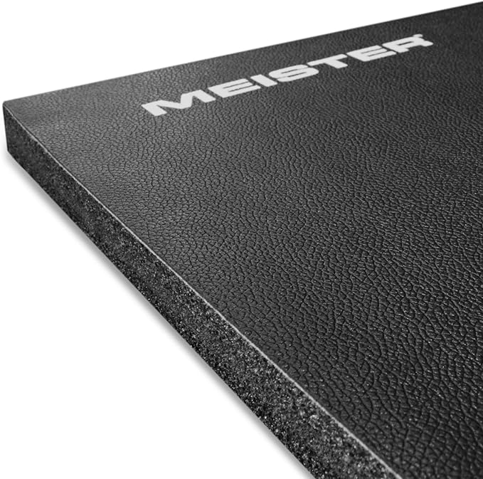 Meister X-Thick 1" Fold-Out Workout Mat - XL Non-Slip Padded Floor for Exercise, Stretching & Yoga