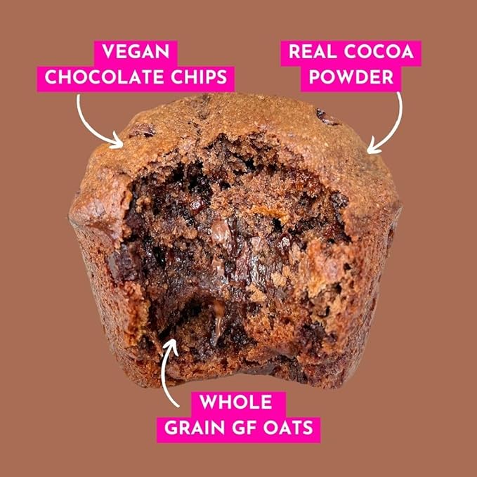 GoNanas Fudge Brownie Oat Flour Banana Bread Mix, Suitable for Plant Based Vegan Diets, Gluten Free Dairy Free Snacks, Healthy Snacks For Adults, Muffin Mix, Nut Free, Cupcakes Dessert, NON-GMO, 1pk