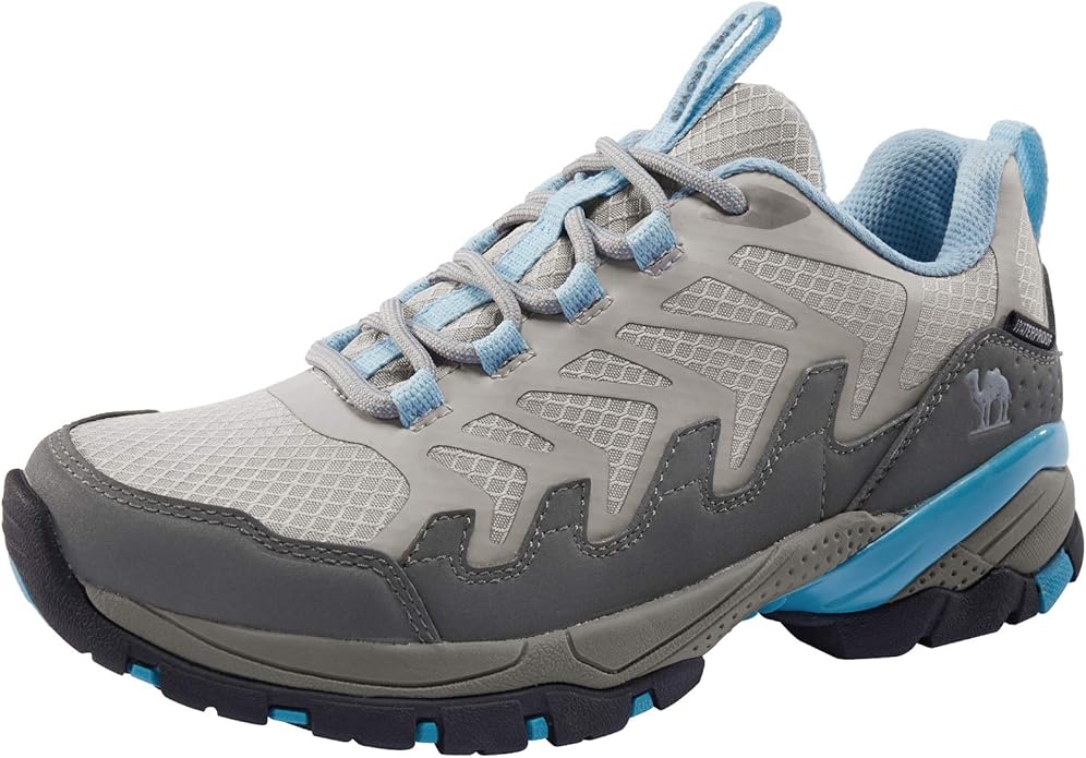CAMELSPORTS Women's Hiking Shoes Waterproof Lightweight Trail Running Shoes Non-Slip Breathable Outdoor Sneakers for Trekking Walking