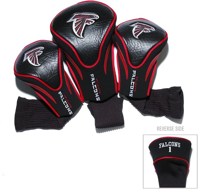 Team Golf NFL Numbered 1, 3, & X, Fits Oversized Drivers, Utility, Rescue & Fairway Clubs, Velour Lined for Extra Club Protection
