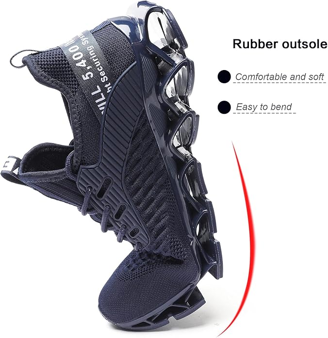 Men's Running Shoes Blade Tennis Walking Fashion Sneakers Breathable Non Slip Gym Sports Work Trainers