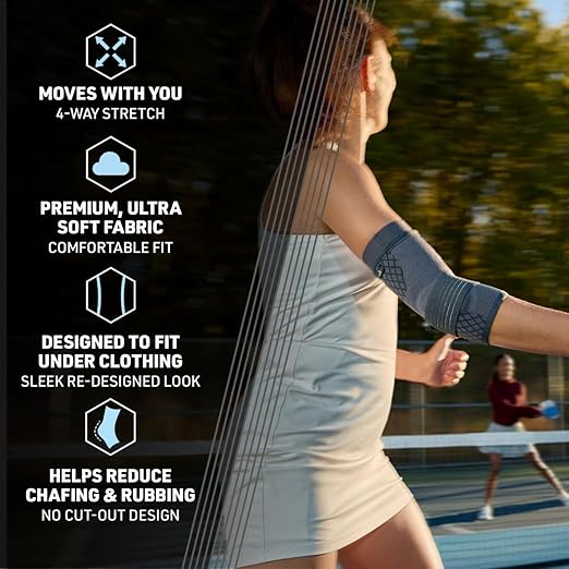 ACE™ Brand Flex Comfort Compression Elbow Sleeve 208707, L/XL, 12 packs per case