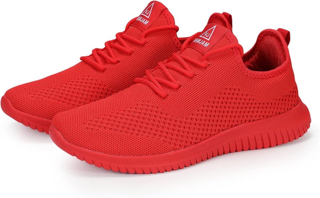 VAMJAM Men's Running Shoes Ultra Lightweight Breathable Walking Shoes Non Slip Athletic Fashion Sneakers Mesh Workout Casual Sports Shoes